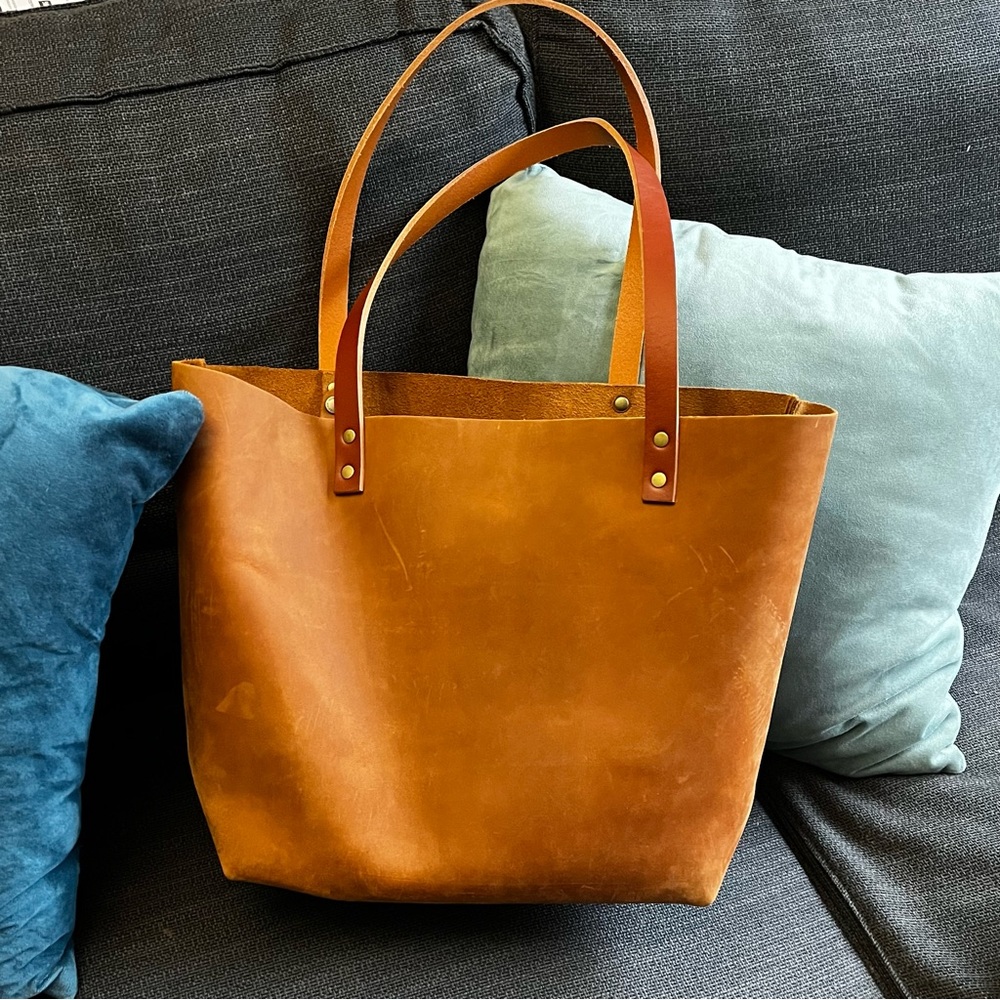 Portland leather Dakota tote medium